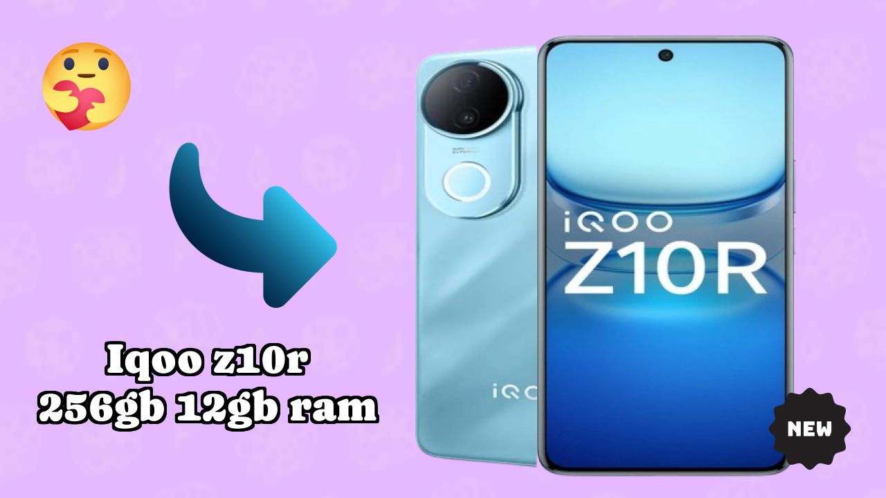 IQOO Z10R 256GB 12GB RAM Camera Quality: 32 MP Front Camera Selfie