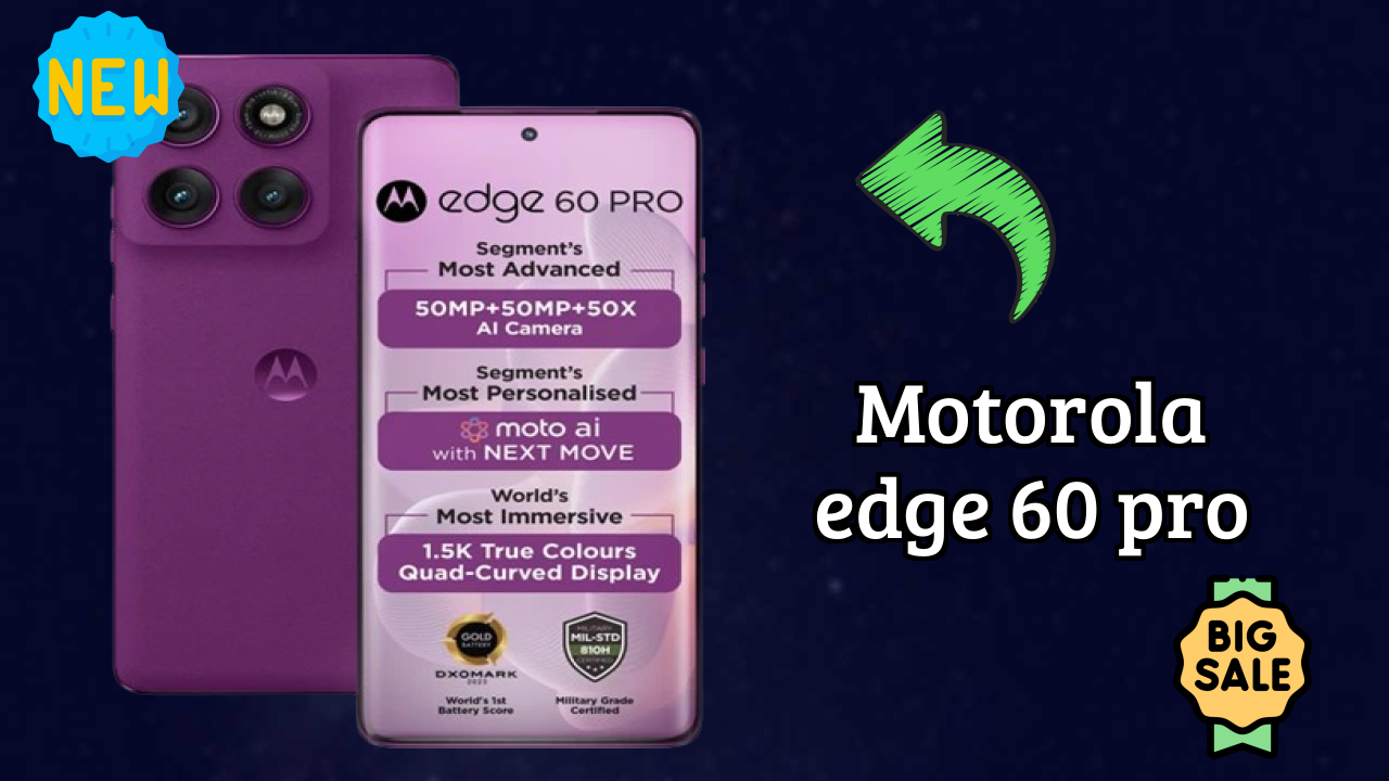 Motorola Edge 60 Pro Camera Quality: 50 MP + 50 MP + 10 MP Rear Camera Low Light