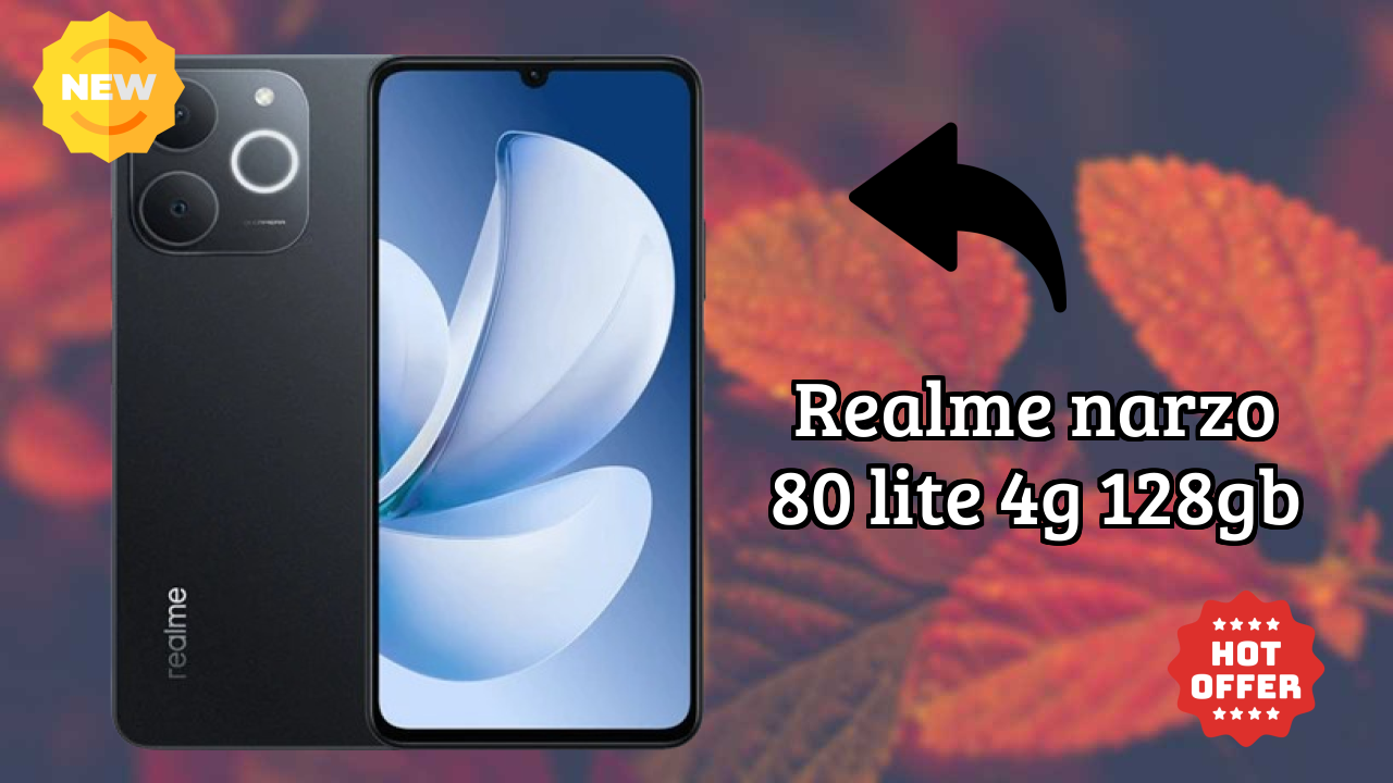 Realme Narzo 80 Lite 4G 128GB Display Technology: IPS LCD Quality