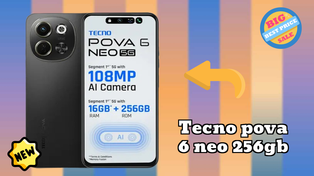 Tecno Pova 6 Neo 256GB Display Quality: IPS LCD Explained